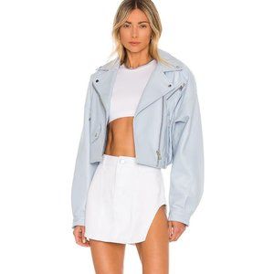 Superdown Abby Slit Mini Skirt in White NWOT Size Small